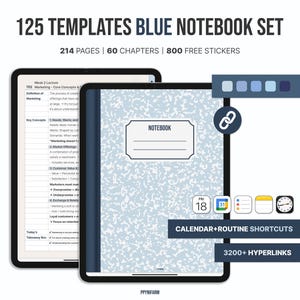 Notebook Set｜Blue