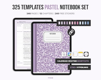Notebook Set｜Pastel Fade