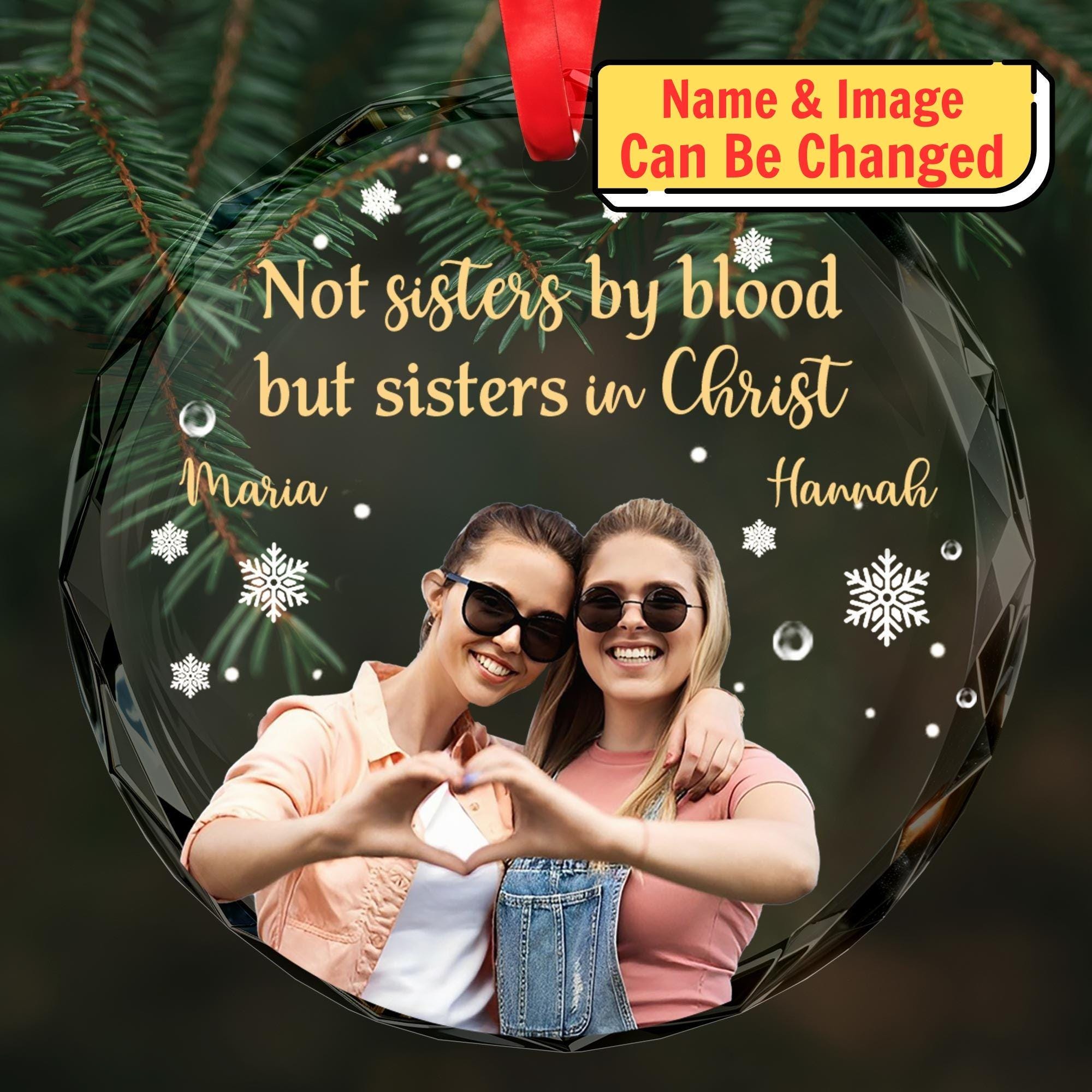 thumbnail image 2 of Birth Flower Not Sisters By Blood But Sisters By Heart - Personalized 2 of 11