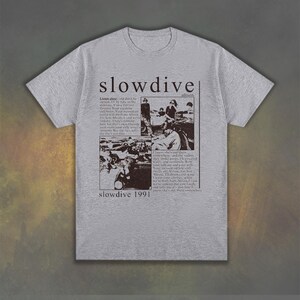Slowdive Graphic T Shirt, Slowdive Band Merch,90s Musical Shirt, Rock Music Gift