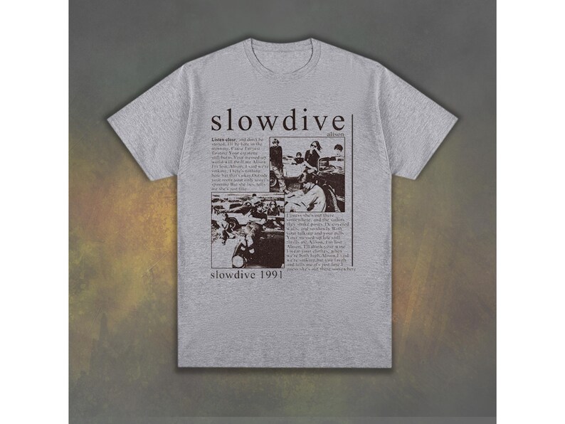 Slowdive Graphic T Shirt, Slowdive Band Merch,90s Musical Shirt, Rock Music Gift