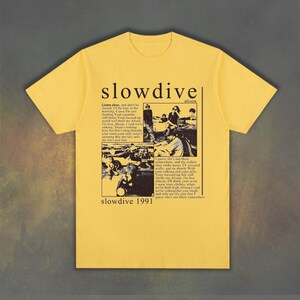 Slowdive Graphic T Shirt, Slowdive Band Merch,90s Musical Shirt, Rock Music Gift