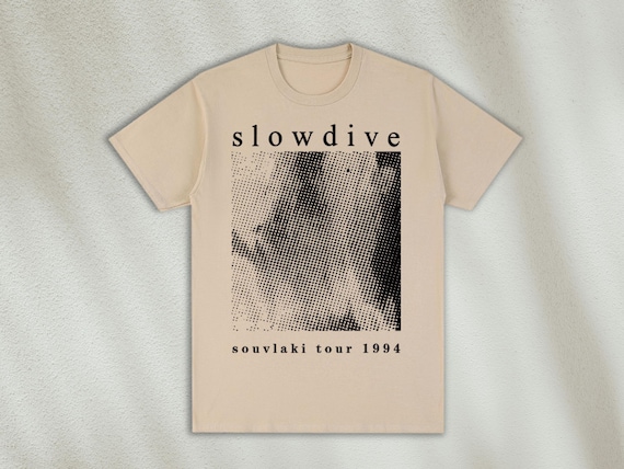 Slowdive Band Shirt, 90s Rock Band T Shirt, Retro Tour Tee, Music Lovers Gift, Shirt Gift for Him