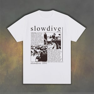 Slowdive Graphic T Shirt, Slowdive Band Merch,90s Musical Shirt, Rock Music Gift