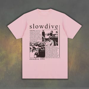 Slowdive Graphic T Shirt, Slowdive Band Merch,90s Musical Shirt, Rock Music Gift