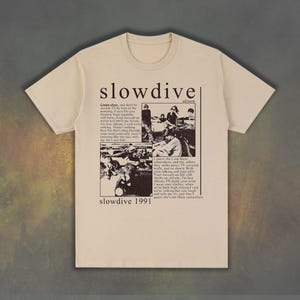 Slowdive Graphic T Shirt, Slowdive Band Merch,90s Musical Shirt, Rock Music Gift