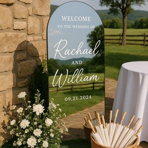 Custom Wedding Mirror Decal, Shower, Parties, Events, Personalized Welcome Sign, Personalized Vinyl Sticker for Mirror, Reception Decor