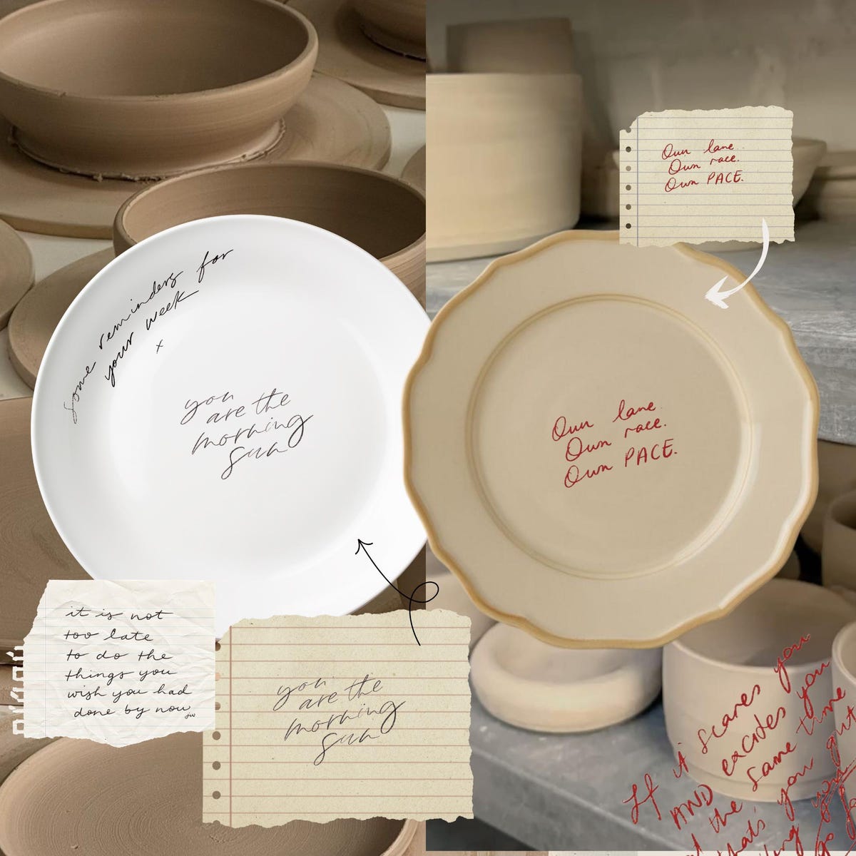 Custom Handwritten Mug or Plate | Personalized Message Keepsake | Thrifted Ceramic Gift | Eco-friendly | Memorial or Wedding Gift - Etsy