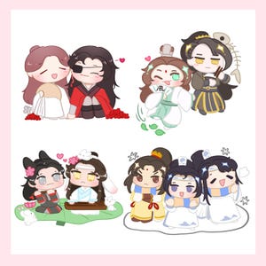 Danmei Matte Stickers