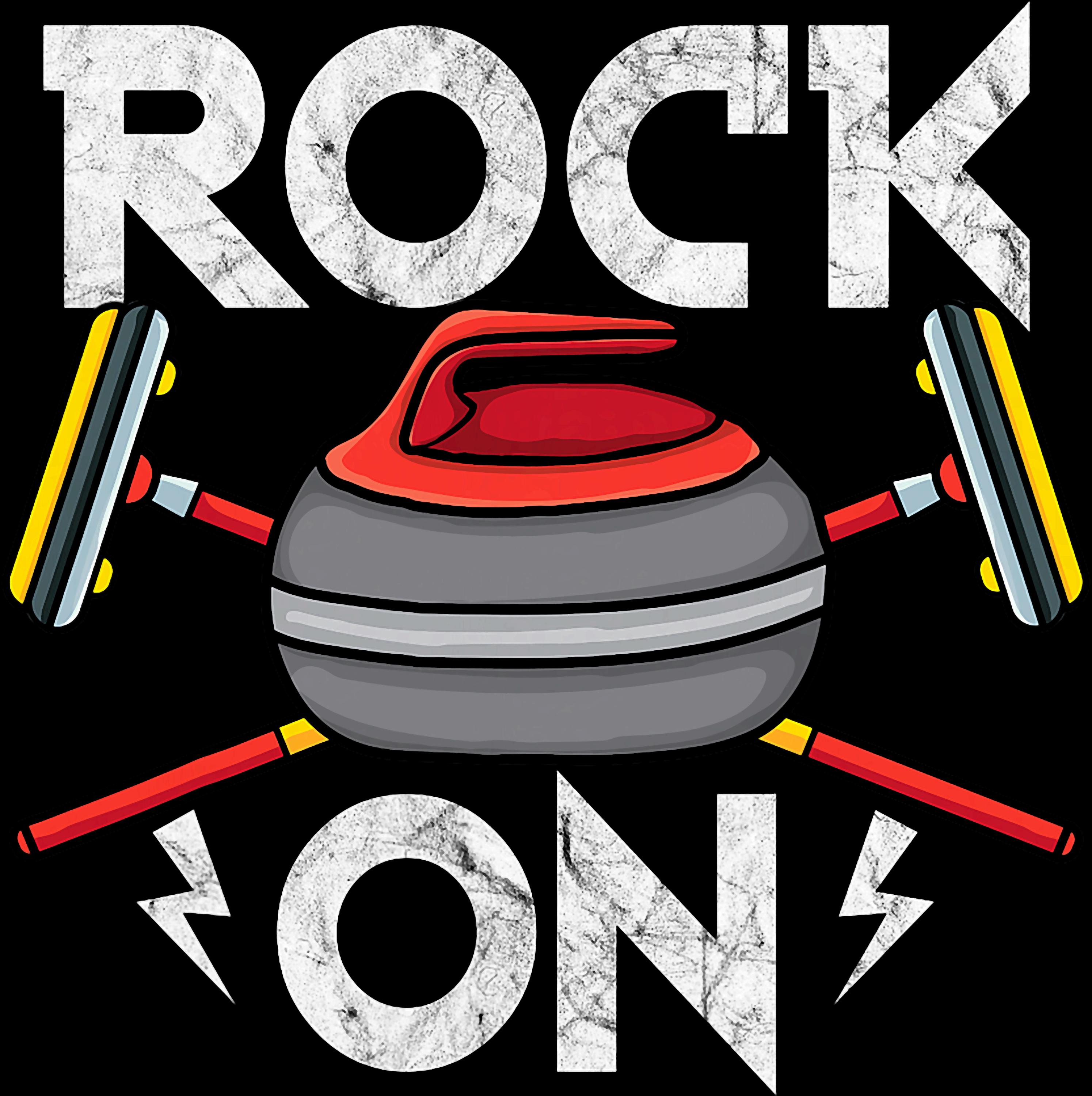 File PNG Curling Rock on Design | Funny Curling Stone and Broom ...
