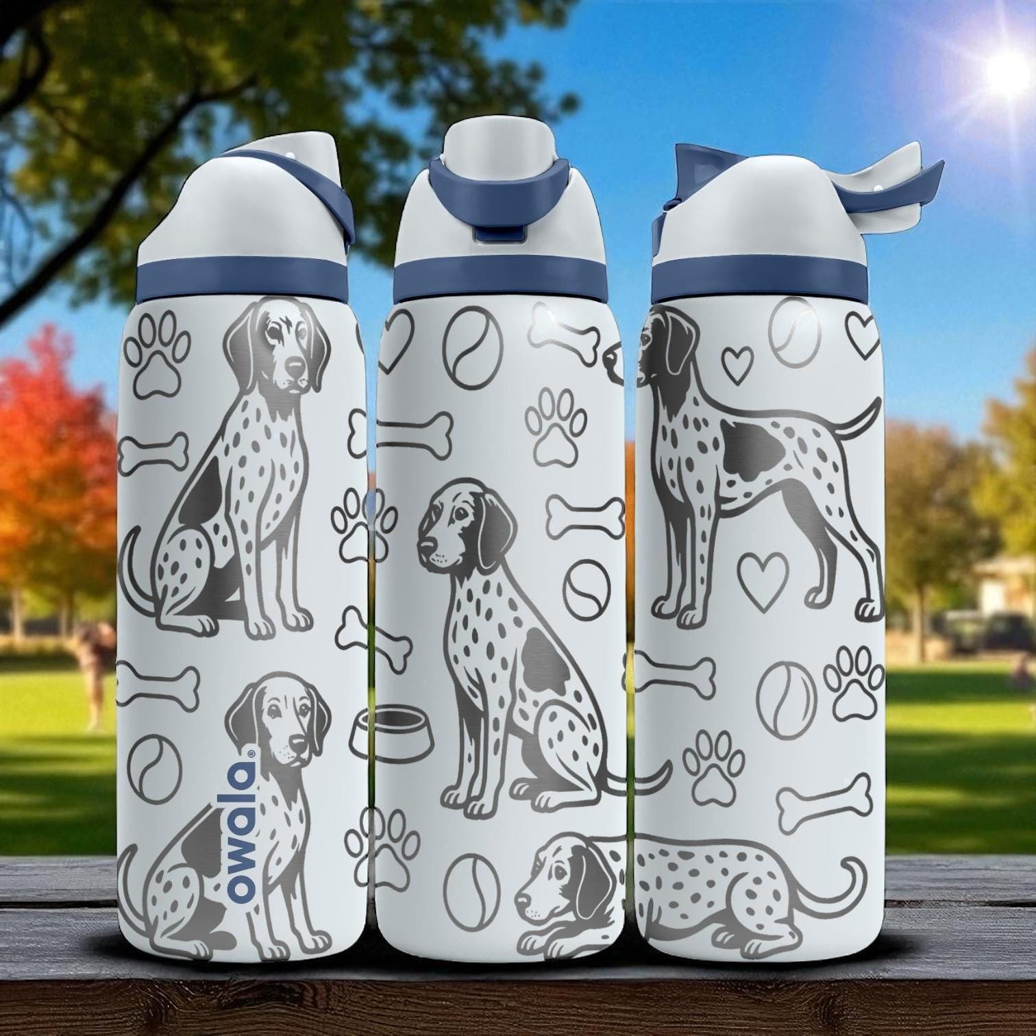 Engraved German Shorthaired Pointer Bottle – Owala Dog Tumbler