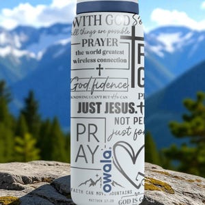 Christian Engraved Owala Tumbler – 16oz 24oz 32oz 40oz Bible Verse FreeSip Cup – Faith Gift for Her or Him image 7