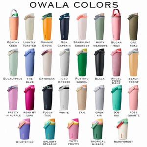 Fox Forest Owala Bottle – 16oz 24oz 32oz 40oz Engraved Cute Animal Cup – Woodland Themed Gift – Kids Wildlife Adventure Drinkware image 3
