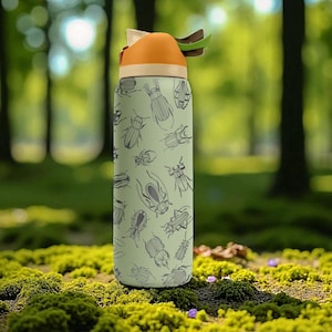 Bug Pattern Owala Bottle – 16oz 24oz 32oz 40oz Engraved Insect Design ...