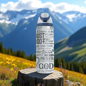 Christian Engraved Owala Tumbler – 16oz 24oz 32oz 40oz Bible Verse FreeSip Cup – Faith Gift for Her or Him image 9