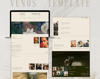 Showit Website Template: Elopement & Wedding Photography Portfolio
