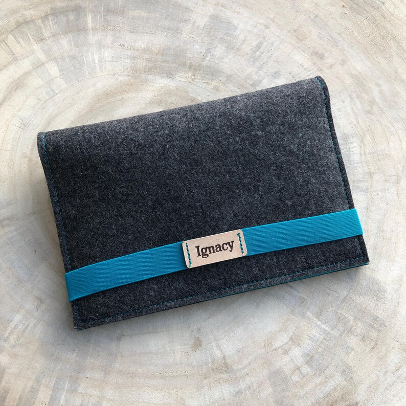 Baby record book cover made of wool felt CHICOS - customizable with name - many color combinations image 13