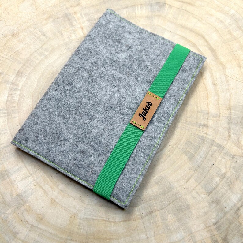 Baby record book cover made of wool felt CHICOS - customizable with name - many color combinations image 10