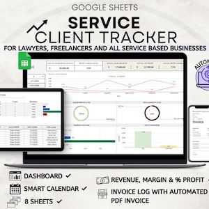 Service Business Client Tracker | Google Sheets