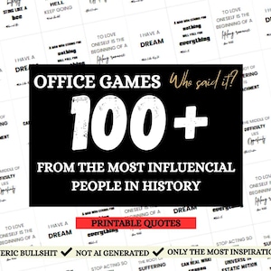 Jogos de Escritório | Jogos de Sala de Aula | Jogos de Trabalho | Jogos Quebra-Gelo | Jogos de Cartas | Quem Disse? Jogos de Cartas Inspiradores