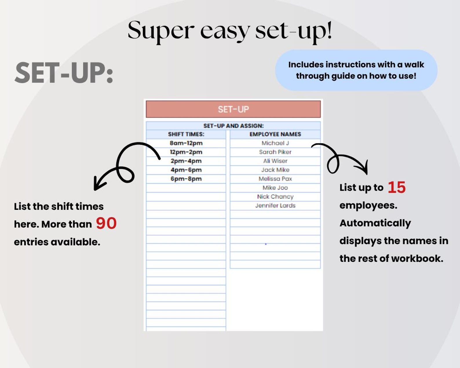 Nin Rota Schedule Employee Schedule Template, Shift Schedule, Staff Rota Shift Calendar ...