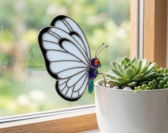 Butterfree Planter Stake | PKM Garden Decor|  Plant Lover Gift| Whimsical Outdoor Flower Pot Decor
