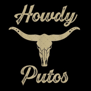 Howdy Putos Funny Cowboy Western For Men png、Howdy Shirt Png、Nashville Png、Funny Western Png、デジタルダウンロード