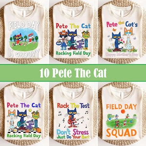 Bundle Retro Pete The Cat Png, The Groovy Pe.te Cat Bundle Png, Pete The Cat Love PNG, Black Cat Png, Back to School Png,Children's Book Png