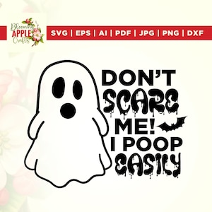 Don't Scare Me svg, Spooky Svg, Baby Halloween Svg, Halloween Boy Svg, Cute Halloween Svg, Cricut, Png, Svg, sublimation, Halloween Svg.