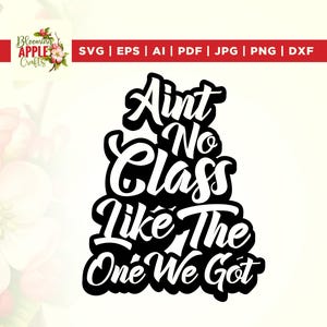 Ain&#39;t No Class Like The One We Got Svg, Back to School Svg, Silhouette, Cricut, sublimation, Class Reunion Svg, Class Reunion Shirt Svg.