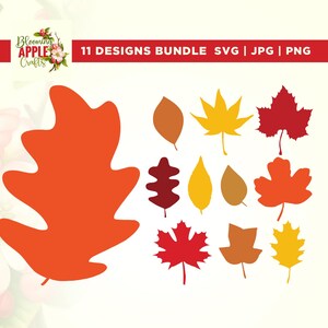 Herbstlaub, Herbst Blatt, Herbst Png, Herbst geschnitten, Cricut, Glowforge, Silhouette, Herbst, Thanksgiving