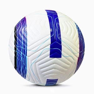 Premier League Soccer Ball: Blue & Purple, Size 5 Training Football
