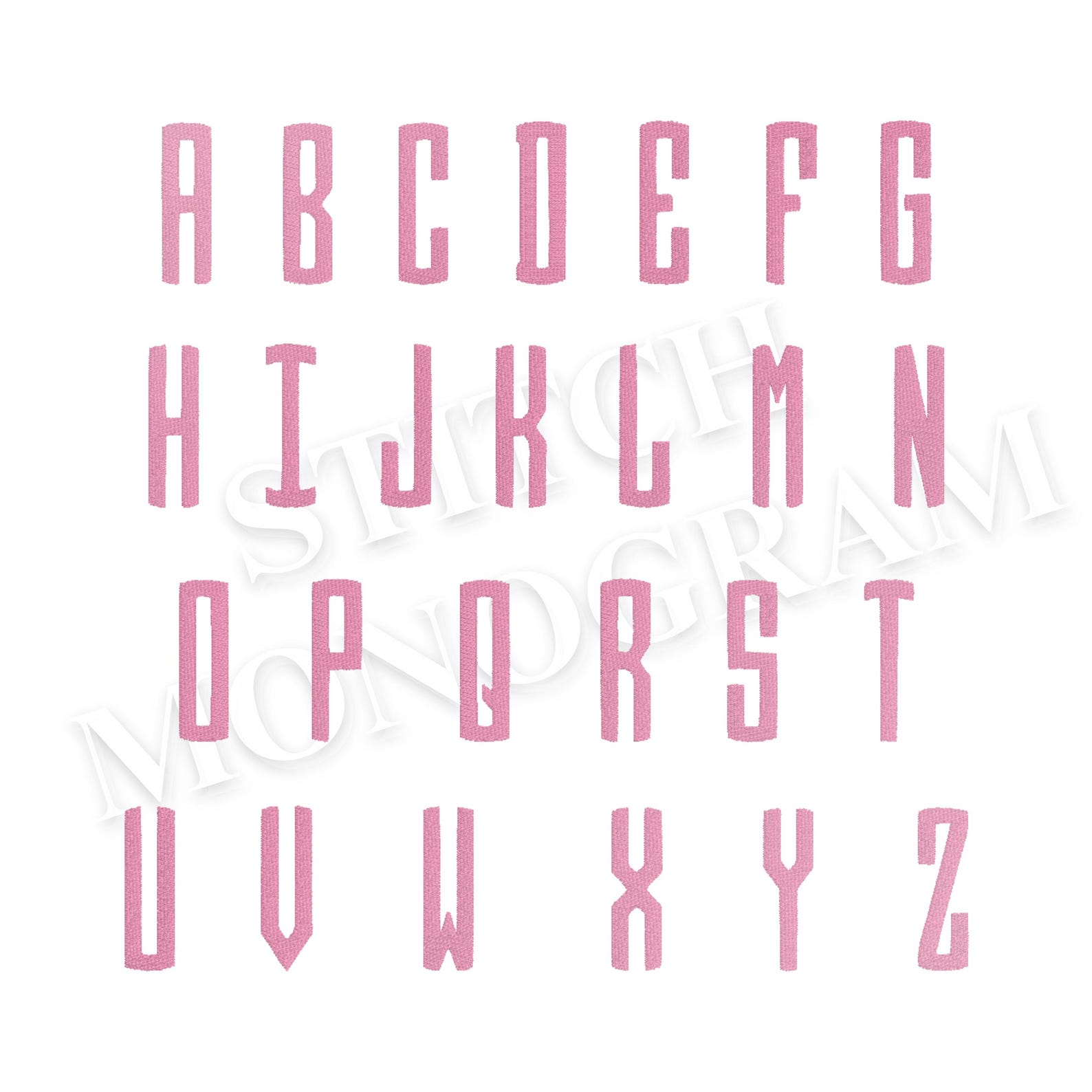 Central Catherine Embroidery Monogram Designs in 9 Sizes, Instant ...
