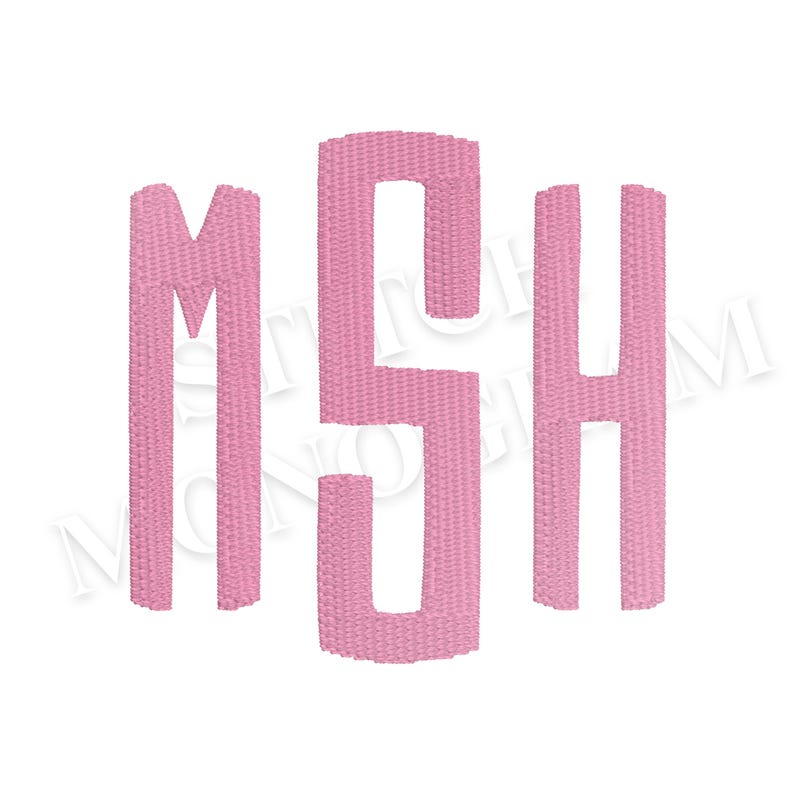 Central Catherine Embroidery Monogram Designs in 9 Sizes, Instant ...