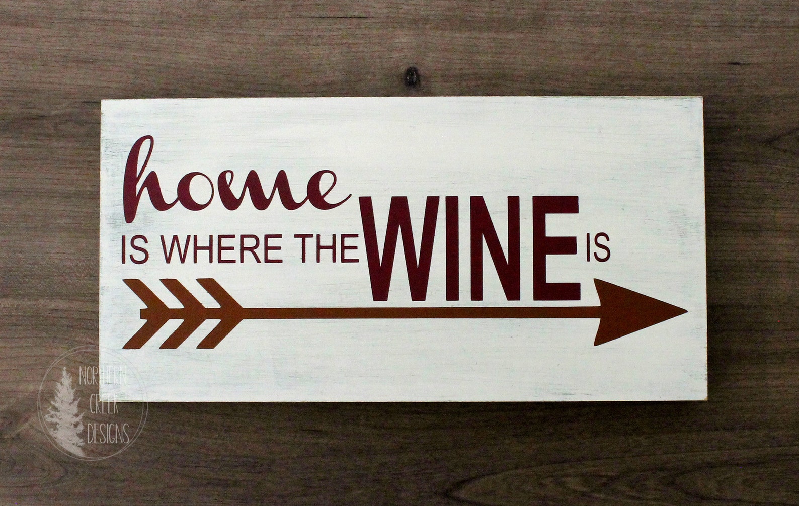 Home is Where the Wine is Wood Sign Rustic Wood Sign Wine Decor Wine