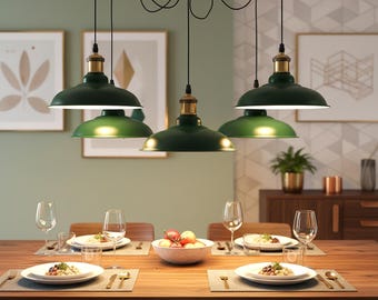 5 Way Spider Ceiling Pendant Lamp Metal Curvy Shade