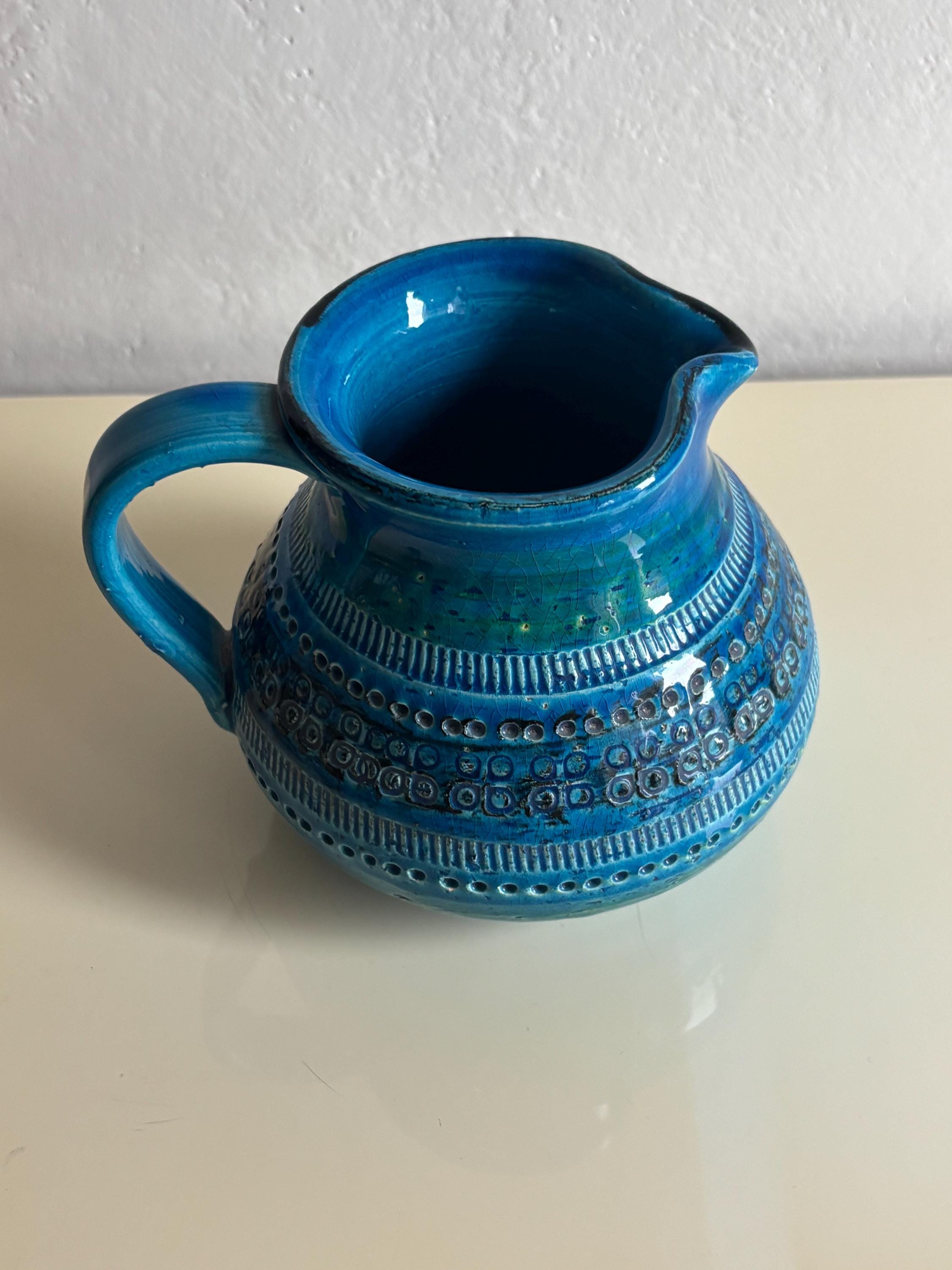 Brocca in ceramica dipinta a mano - Omnia Sacra