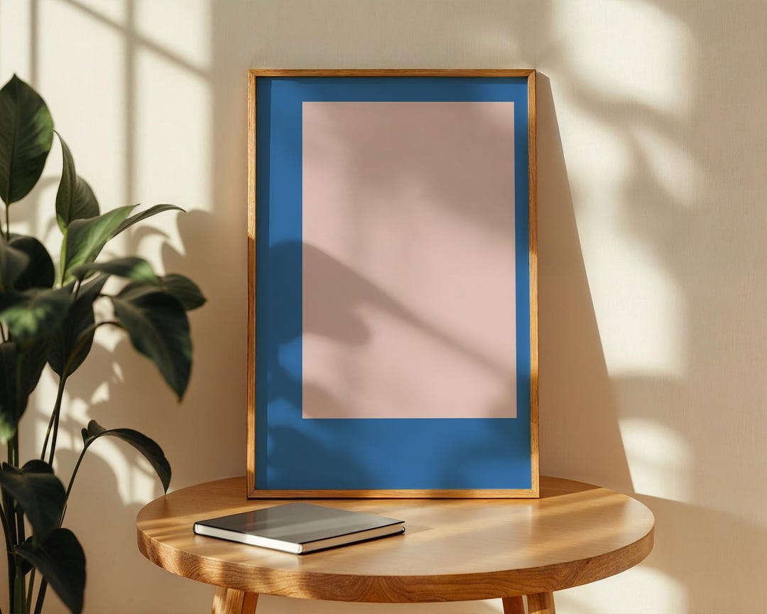 Modern Color Block Art Print - Etsy