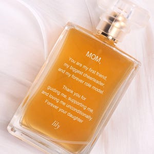 Personalized Engraved Perfume Bottle | Wedding Mother Of Bride Bridesmaid Gift | Personalised Perfume atomiser bottle | Bridal party gift