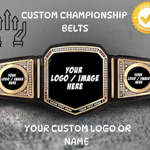 Benutzerdefinierte Schwergewichts-Wrestling-Meisterschafts-Gürtel | Personalisierter Logo Titel Gürtel | Handgefertigter Champion-Gürtel
