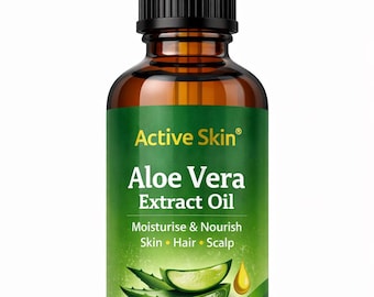Aloe Vera Oil Serum | Hydrating & Soothing Skincare | Daily Skin Routine | by Active Skin
