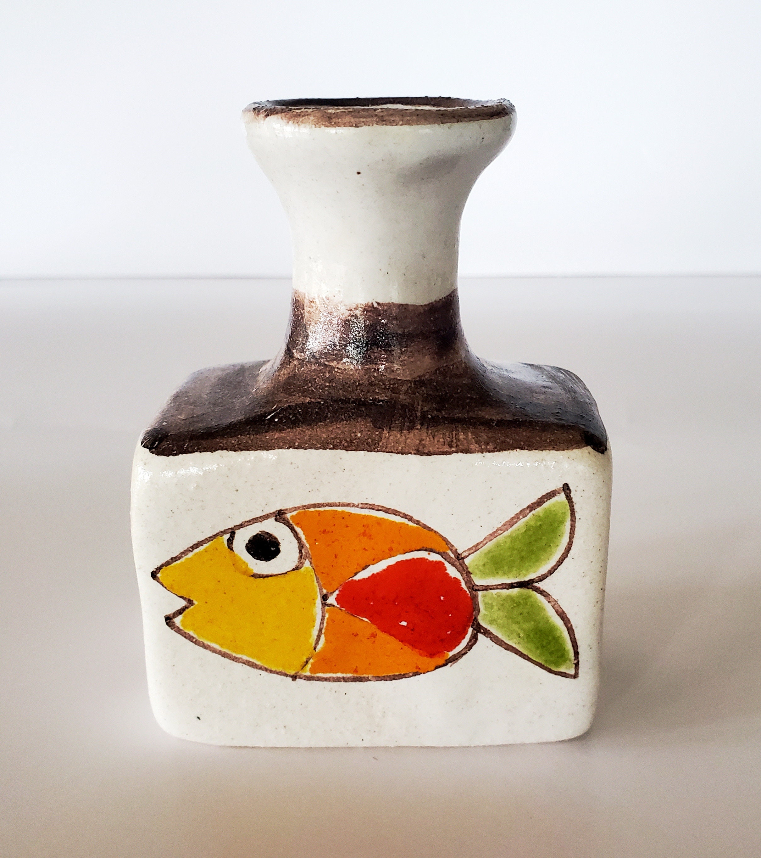 Desimone Italian Pottery Sicily Vintage Cubist Influence