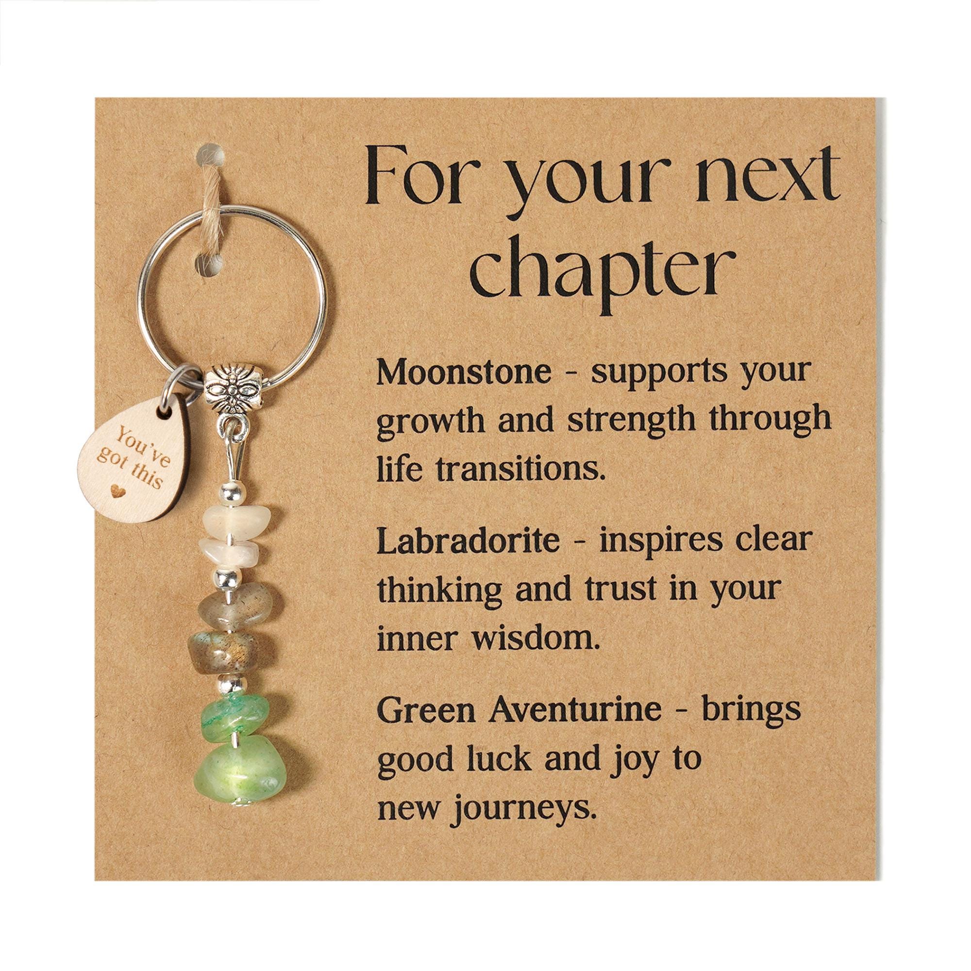 PERSONALIZED Crystal Gift for Next Chapter, Natural Healing Stones for New Beginnings, Unique Gift for Life Transitions, New Job, Graduation