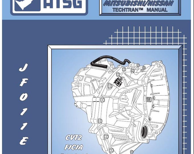 Featured listing image: Chrysler Dodge Jeep Mitsubishi Nissan "JF011E" CVT Transmission Rebuild Repair Service Workshop Techtran ATSG Manual