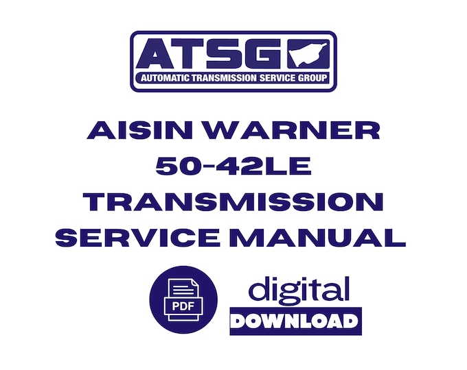 AISIN WARNER 50-42LE Transmission Service Repair Manual PDF download