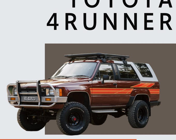Featured listing image: 1985 Toyota 4-Runner Service Manual