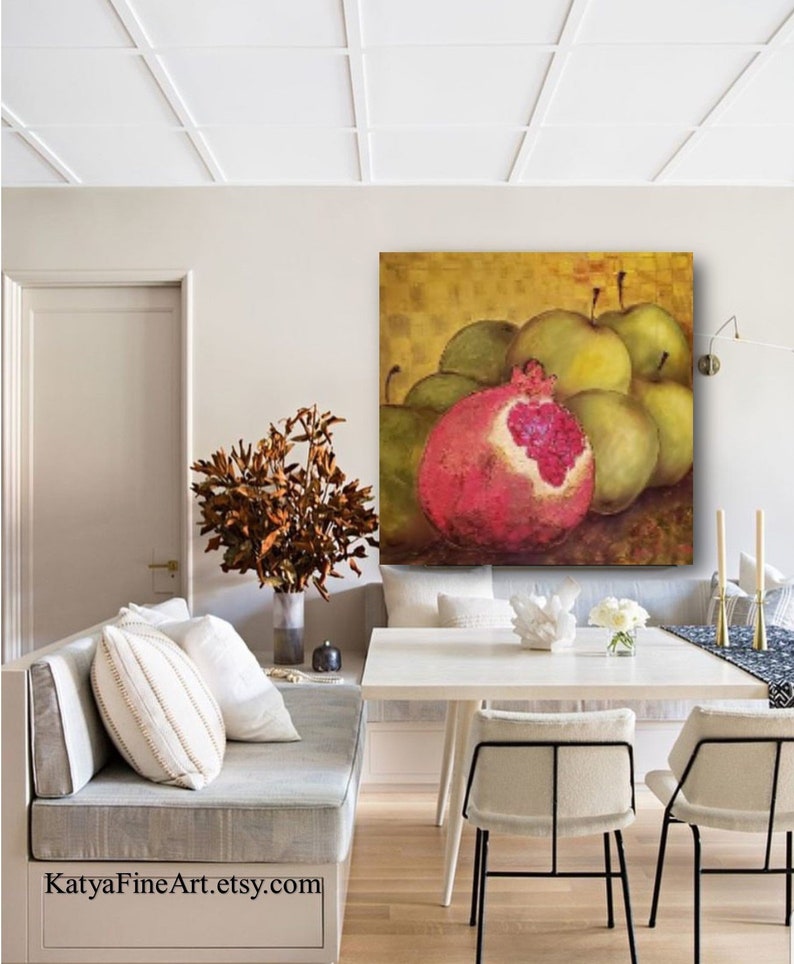 Stillleben Malerei große Küche Wand Kunstdruck bunten | Etsy