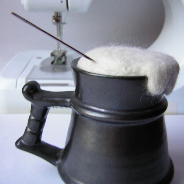 Fancy a pint - A pincushion mini flagon
