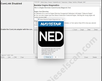 Diagnostica motore Navistar NED (2025.10) + ServiceMaxx Pro