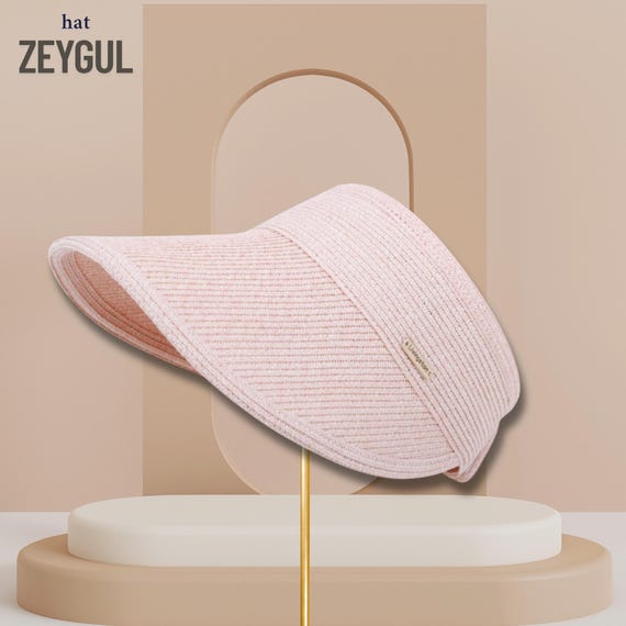 Pink Chic Summer Hat ChicHeadwear Womens Sun Hat w/ Bow Trims - Fuchsia - Walmart.com main image 4